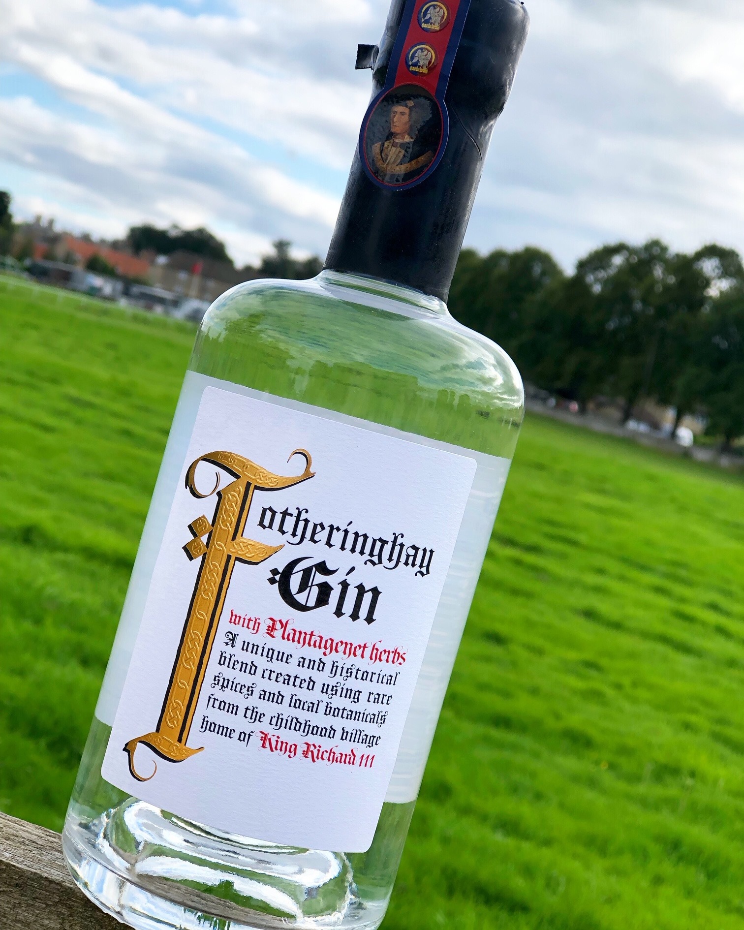 outside with fotheringhay gin